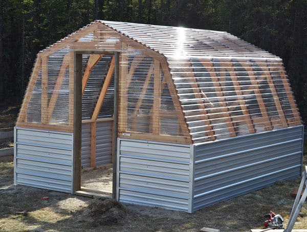 Barn Shaped Greenhouse