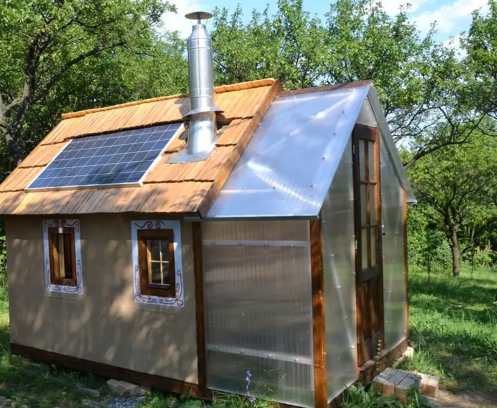 Tiny House with Solar Panels