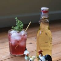 Thyme Infused Syrup