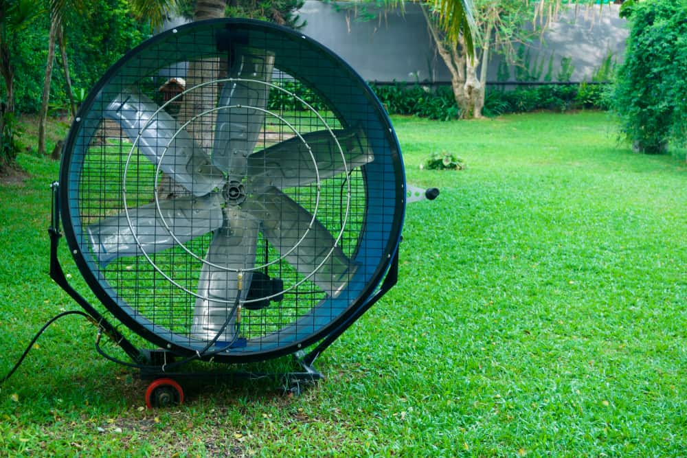 Large garden fan