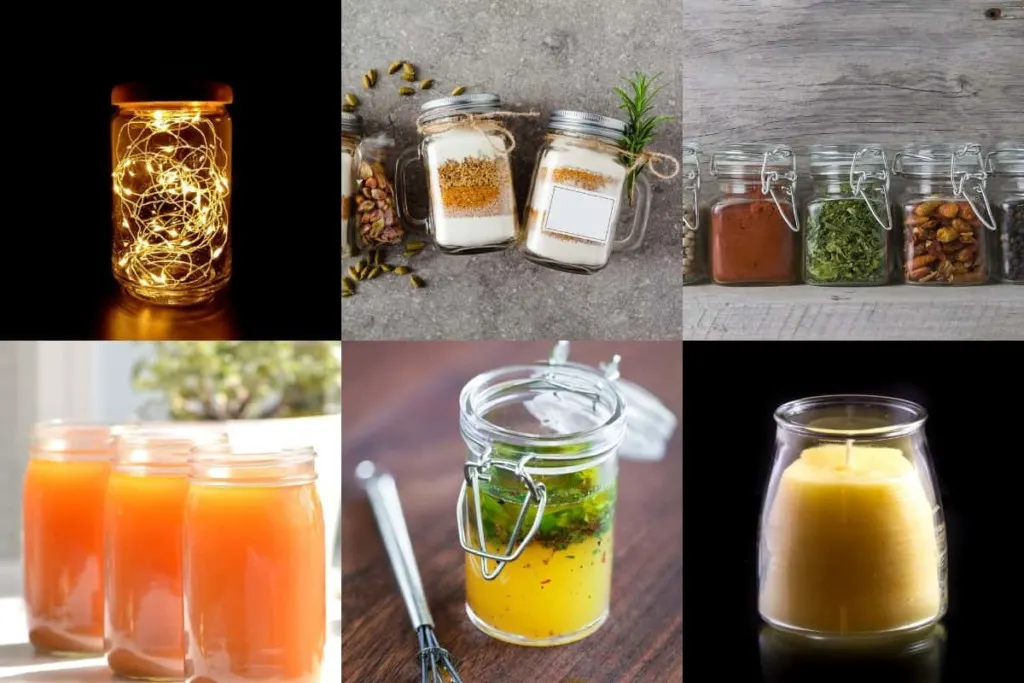 I have found a great use for my unwanted small glass jars. With a