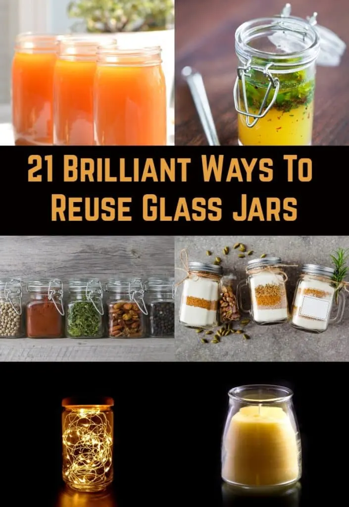 Use Glass Jars Zero Waste Concept Cute Hand Drawn Eco Life