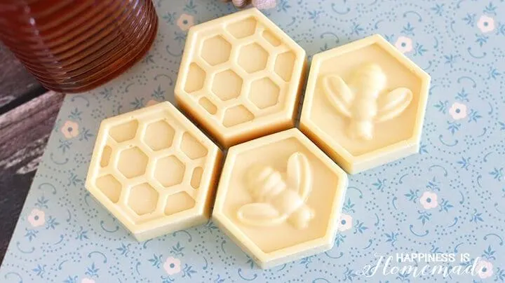 Milk and honey melt and pour soap