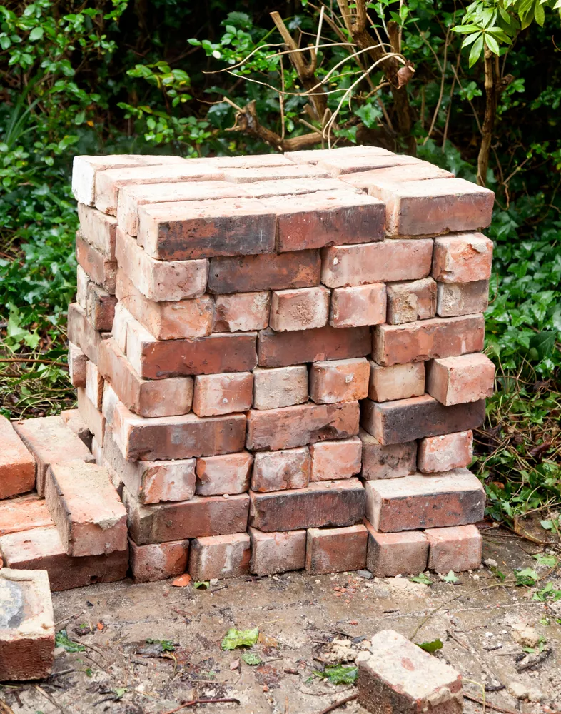 Reclaimed Narrow Clay Paving Bricks, Garden Patio