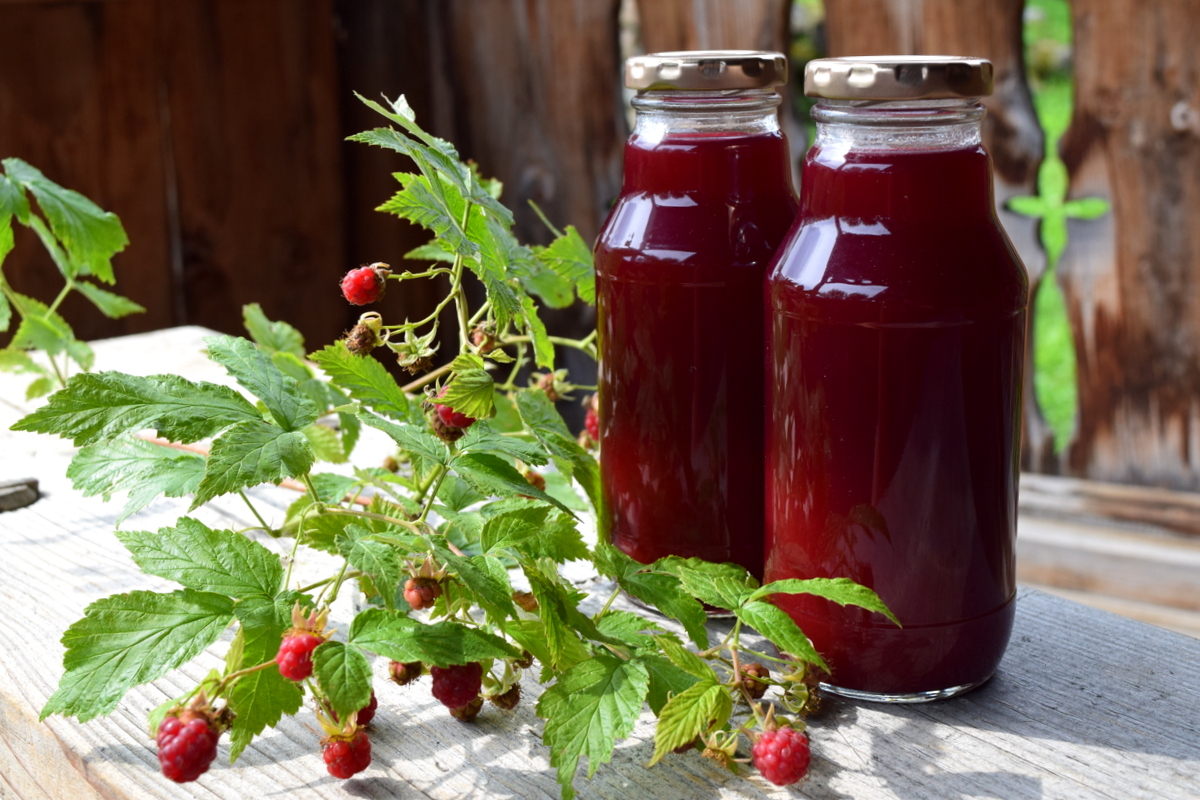 Simple Homemade Raspberry Syrup With Honey