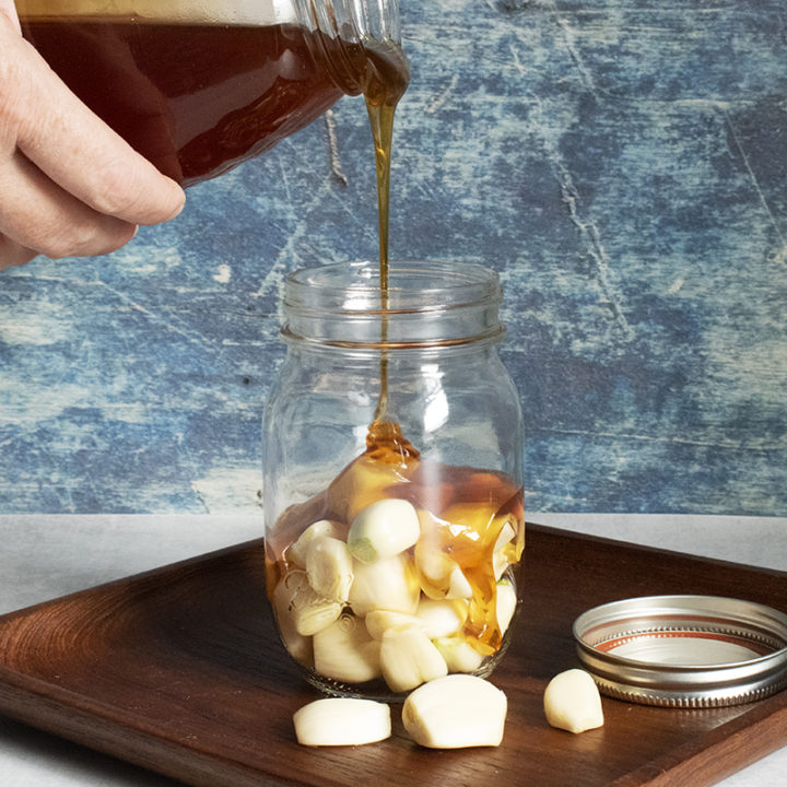 Honey-Fermented Garlic - The Easiest Fermented Food Ever