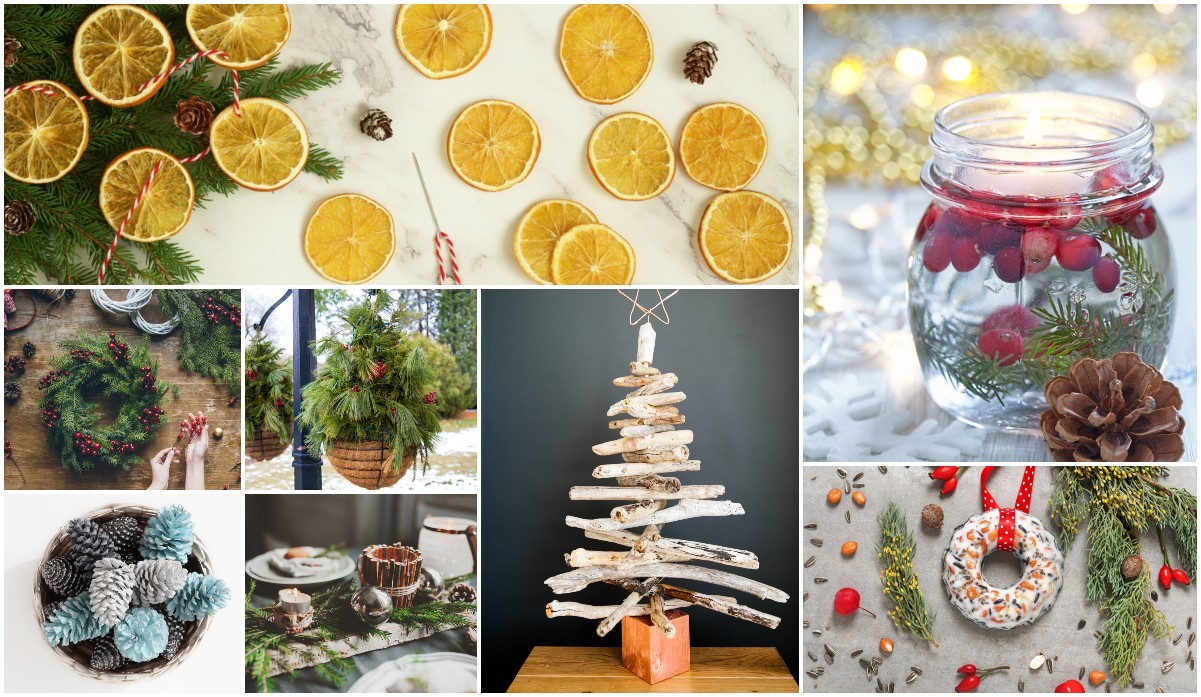 35 Nature-Inspired Homemade Christmas Decorations