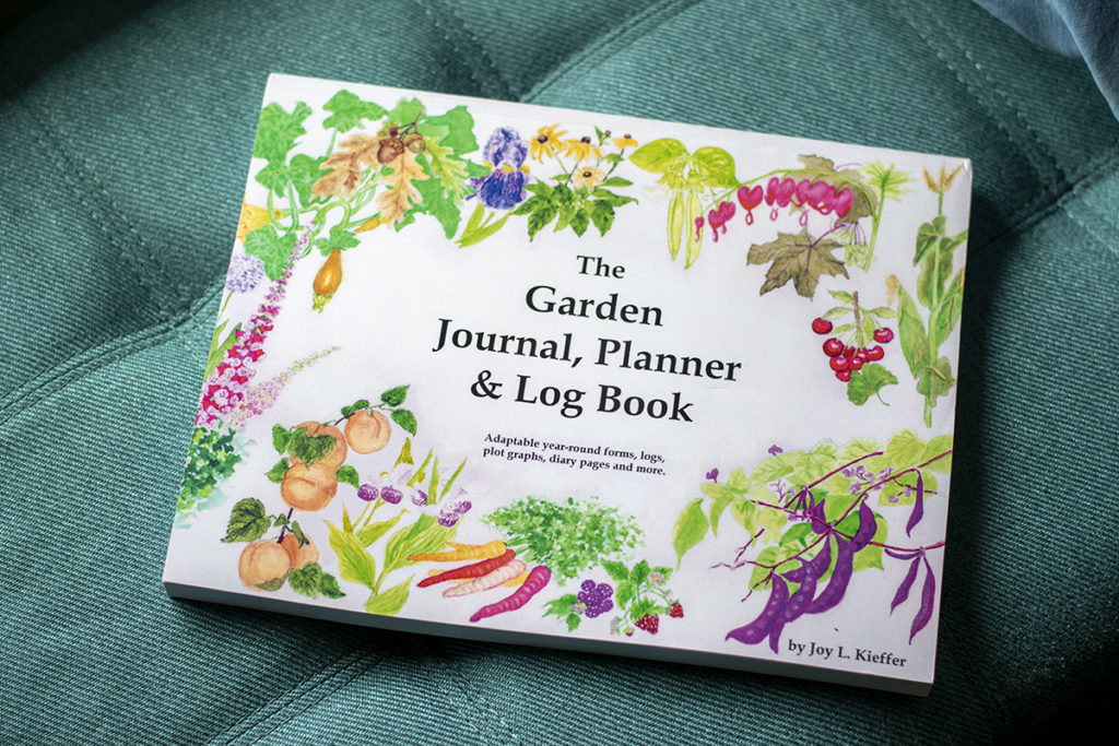 Photo of the book, "The Garden Journal, Planner & Log Book."