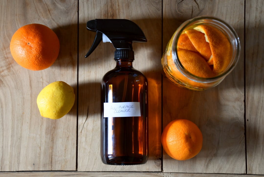 Make a Bottle of AllPurpose Natural Citrus Peel Cleaner