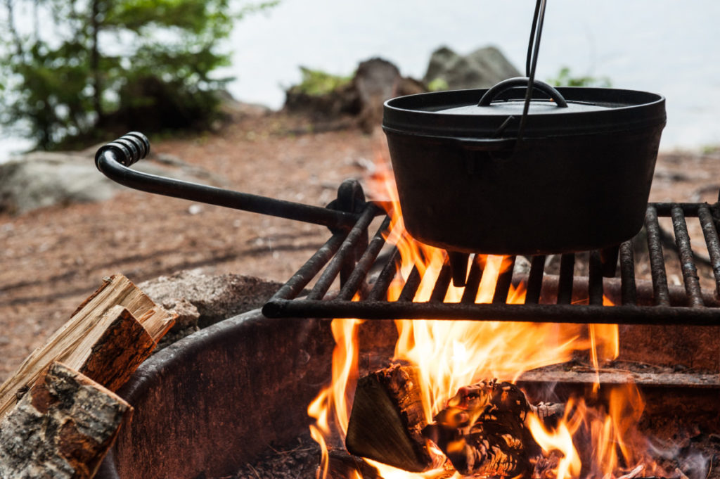 11 Ways To Cook Outdoors Without A Grill, Outdoor Fire Pit Cooking Grill Grater