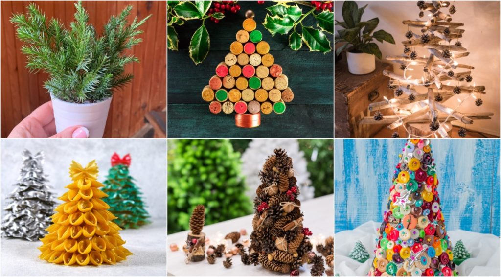 30 альтернативных идей рождественской елки, которые стоит попробовать в этом году