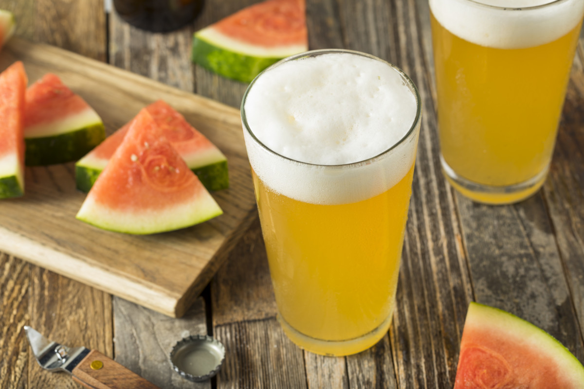 Beer and watermelon