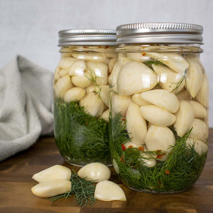 Easy 5-Ingredient Quick Pickled Garlic