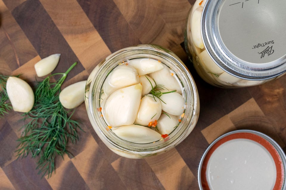 Easy 5Ingredient Quick Pickled Garlic