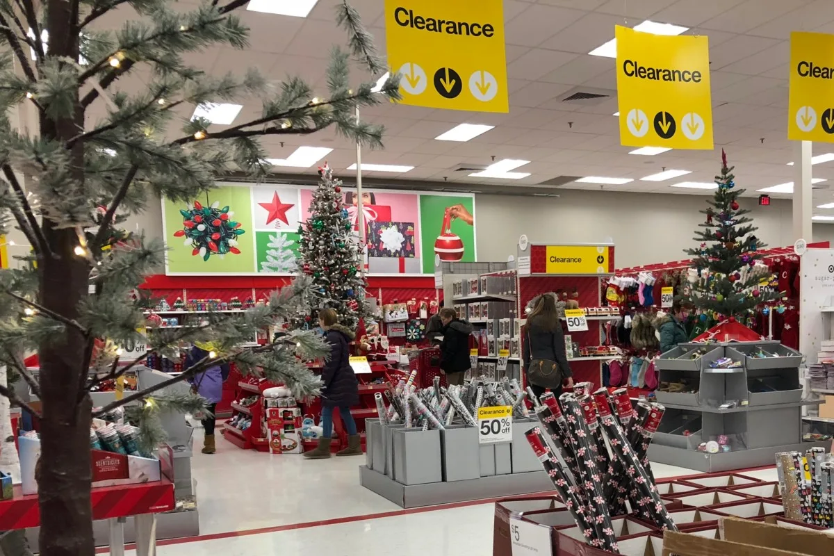 After Christmas sale in Target.