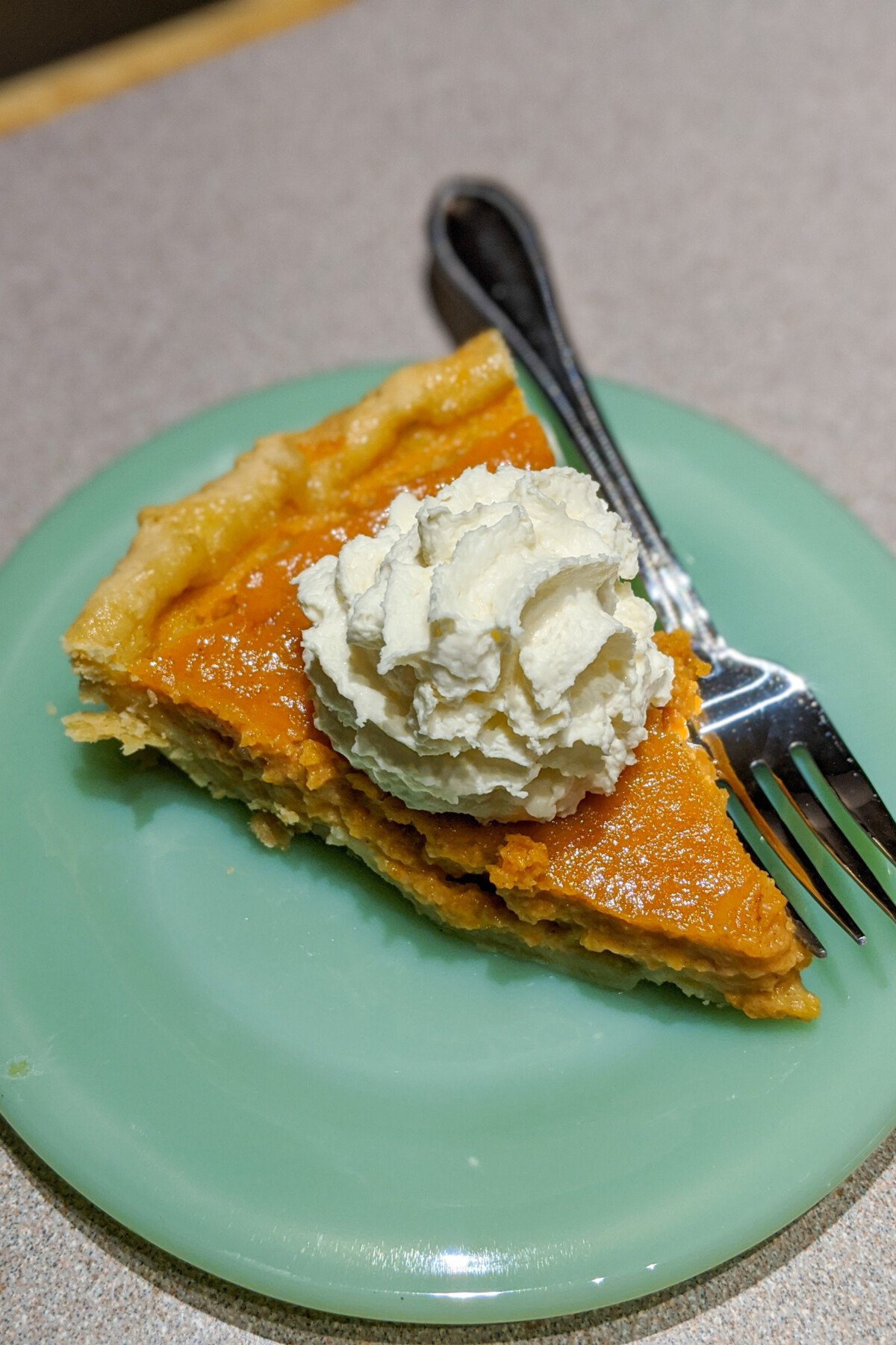 Pumpkin custard pie