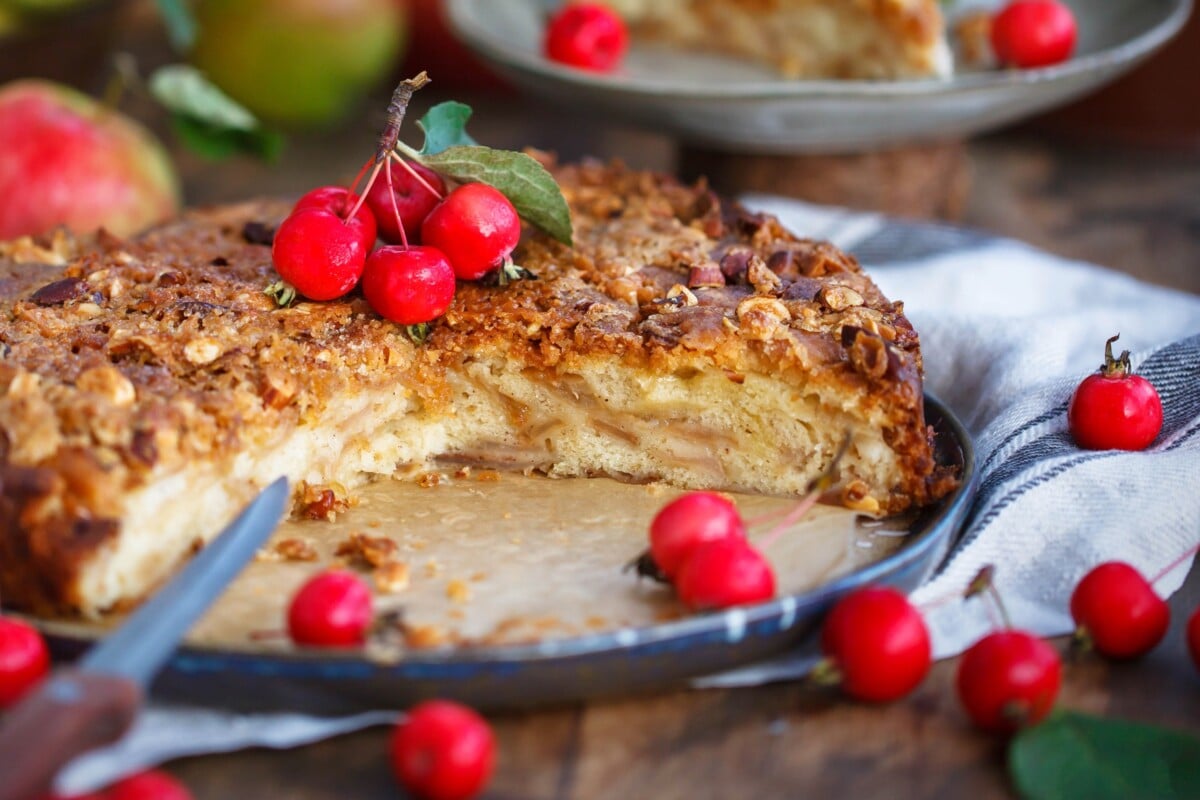 Crab apple crisp
