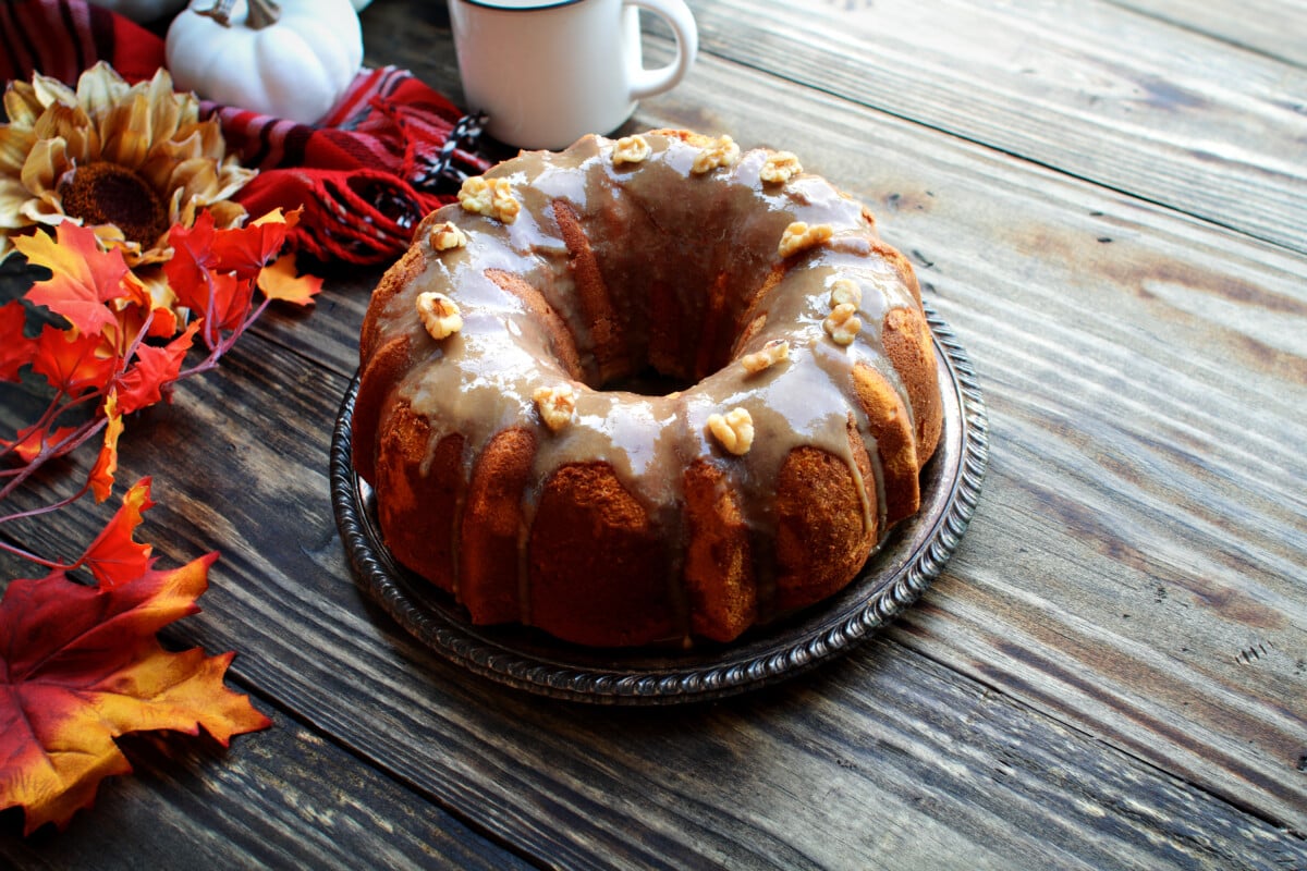 Pumpkin coffee cake