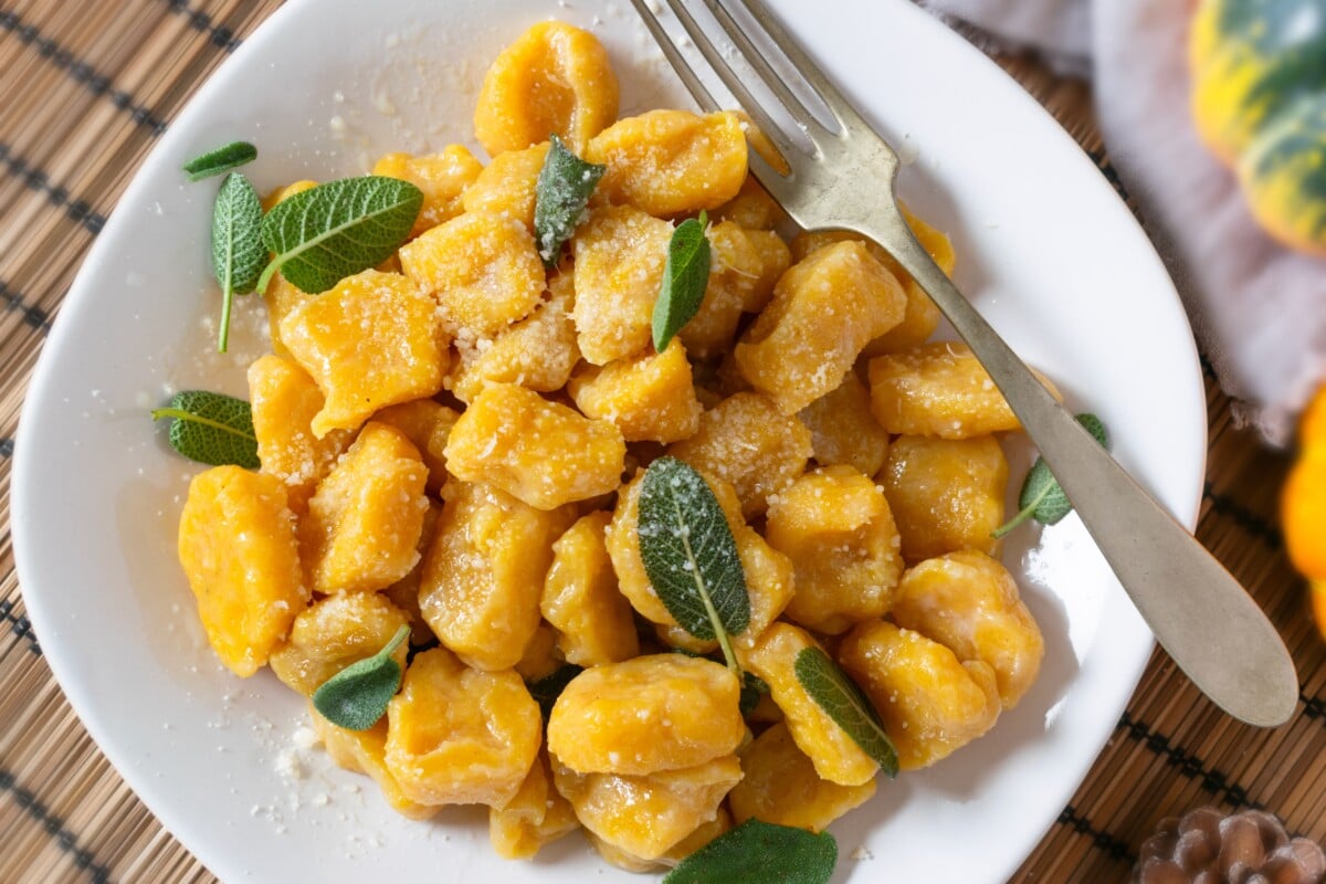 Pumpkin gnocchi
