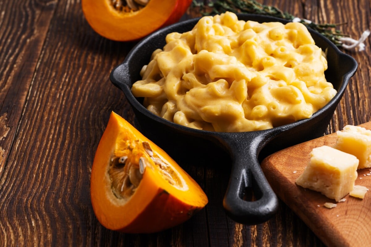 Pumpkin mac and cheese