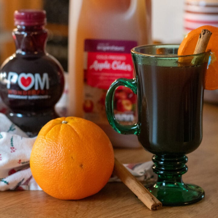 Pomegranate Mulled Cider