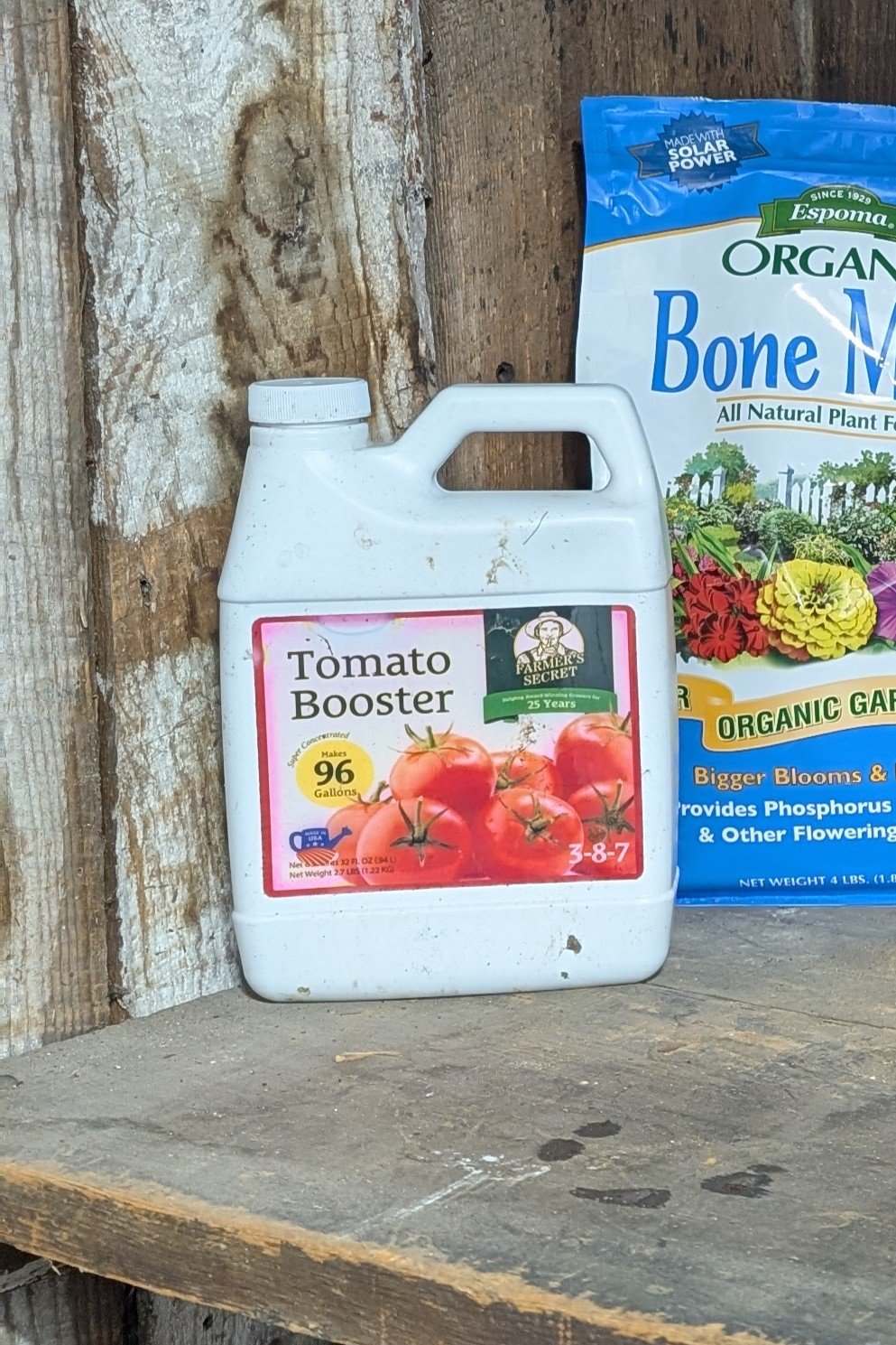 Bottle of Farmer's Secret Tomato Booster